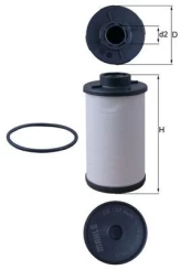 KNECHT HX132D Automatic transmission filter kaina