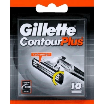 Skustuvo galvutės vyrams Gillette Contour Plus 10 vnt