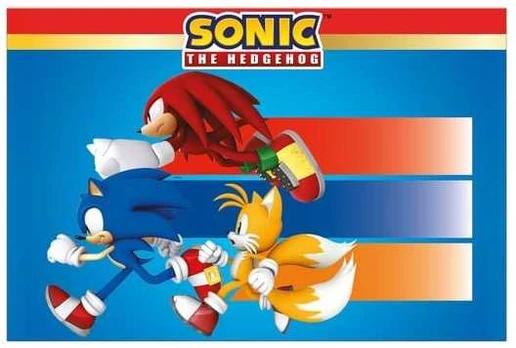 Party Deco Sonic Speed plast dug