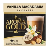Kavos kapsulės AROMA GOLD Vanilla Macadamia 16 kaps. kaina