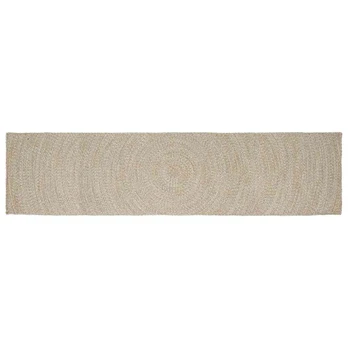 Kilimas Natūrali ir Balta 80 x 400 cm Džiutas