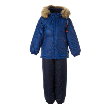 Huppa Žieminis komplektas AVERY, BLUE PATTERN/ NAVY, 74
