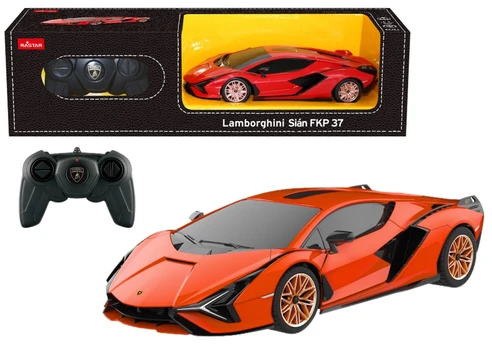 RC Car 1:24 Rastar Lamborghini Sian Oranžinis