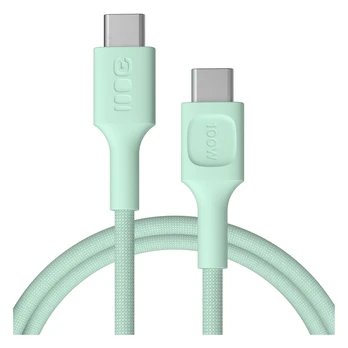 Green Cell USB-C cable 1.2m 100W Greencell PowerStream Fast Charging PD Mint Žalias
