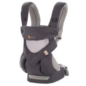 ERGOBABY nešioklė 360 COOL AIR, carbon grey, BC360PBLKGRY kaina