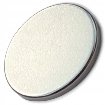 Neodimio magnetas 20x2mm cilindro formos N38