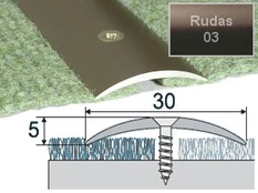 Profilis Effector A03 sujungimo | rudas 93 cm 30x5 mm