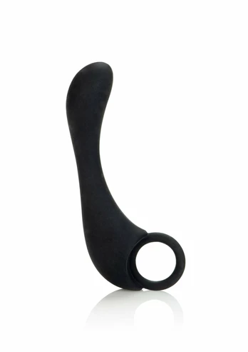 Dr. Joel Kaplan Silicone Prostate Locator Ergonomic Intimate Probe Black