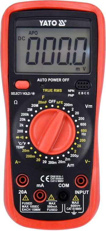 Skaitmeninis universalus multimetras Yato 73083