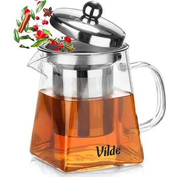 Arbatinukas su arbatos virimo aparatu, 330 ml, stiklinis
