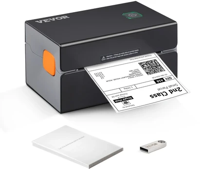 Terminis etikečių spausdintuvas 4x6. 300 DPI. USB/Bluetooth. greitis 150 mm/s