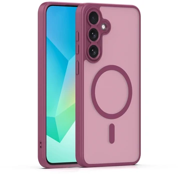 Dėklas skirtas iPhone 16 Pro Max - Tamsiai raudonas