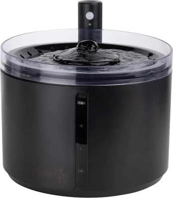District 70 - FLOW Wireless water Fountaine, black 2,2 liter - Motion sensor activated