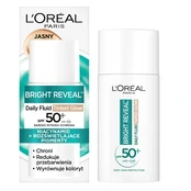 LOREAL Bright Reveal Fluid tonuotas SPF50+ kaina