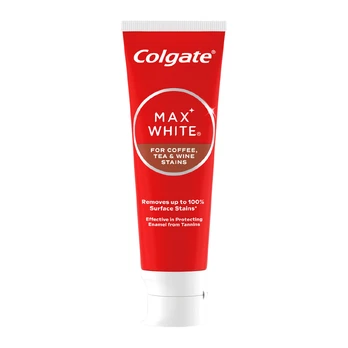 COLGATE MAX WHITE COFFEE, TEA & WINE STAINS dantų pasta, 75 ml