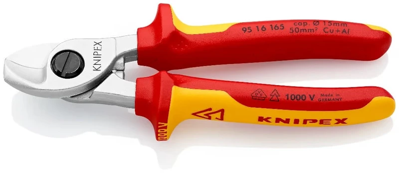 Kabelio kirpimo žirklės Knipex 95 16 165 SB, 1 vnt.