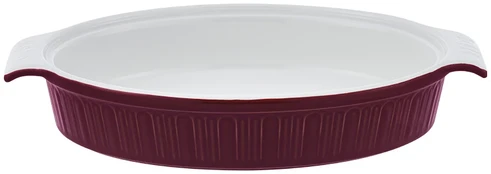 Porcelianinis kepimo indas Zyle ZY1830CDR raudonas, 2 L