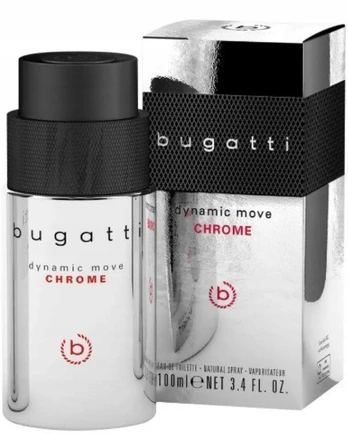 Tualetinis vanduo Bugatti Dynamic Move Chrome, 100 ml