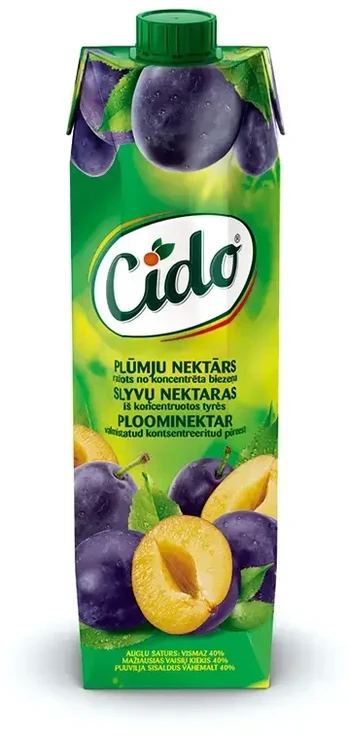Plūmju nektārs CIDO, 1 L