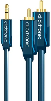 Clicktronic MP3 adapterio laidas Clicktronic 70467 3,5mm/2RCA