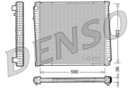 Variklio radiatorius DENSO DRM50136