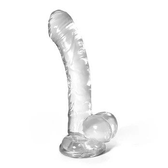 CRUSHIOUS HUDINI ŽELĖ ANALINIS DILDO SKAIDRUS