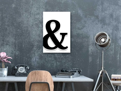 Artgeist Paveikslas - Decorative Letter (1 Part) Vertical