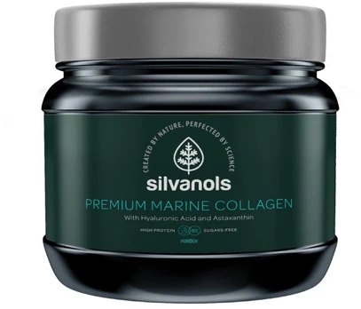 SILVANOLS Premium jūros kolageno milteliai 400g