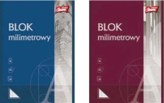 St. Majewski A4 milimetrų blokas 20k balta 10vnt.