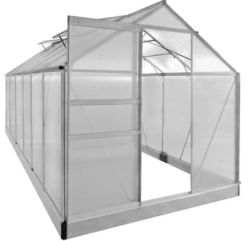 Polikarbonatinis šiltnamis 7,22 m² – 3,8 × 1,9 m
