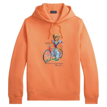 Sportinis nertinis vyrams, Oranžinė, Knit-sweatshirt