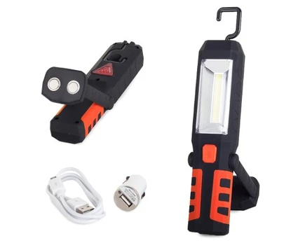 Pakraunamas nešiojamas žibintas LED COB 3x1