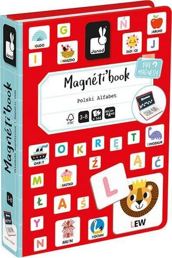 Janod Magnetibook Polski Alfabet