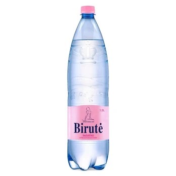 Gazuotas natūralus mineralinis vanduo BIRUTĖ, 1,5 l