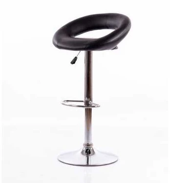 Restpro Baro kėdė DOUGHNUT ECO LEATHER CHROME Juodas