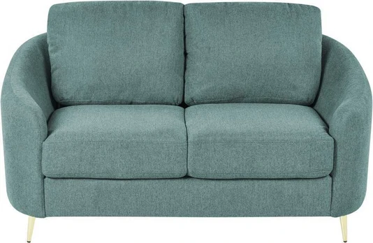 Beliani Dvivietė sofa TROSA žalia