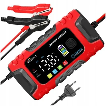 Automatinis išmanusis akumuliatoriaus įkroviklis Lcd 24v 12v 10a BUBELLO
