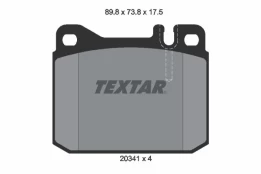 Stabdžių trinkelių rinkinys, diskinis stabdys TEXTAR 2034110 kaina