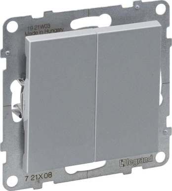 2 kl. perjungiklis aliuminis SUNO Legrand 721308
