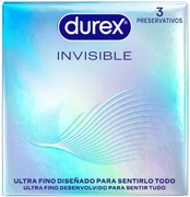 Durex Condoms DUREX - INVISIBLE ULTRA THIN 3 UNITS kaina