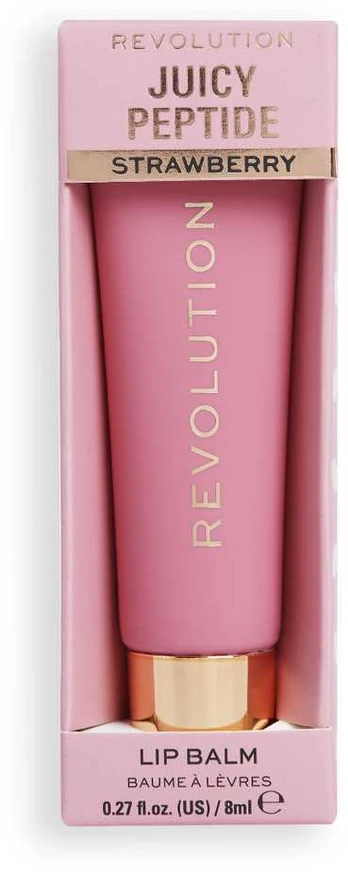 REVOLUTION Juicy Peptide Balsam-błyszczyk do ust Strawberry 8 ml