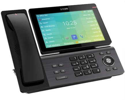 Snom D895M VOIP Telefonas SIP o įkroviklis