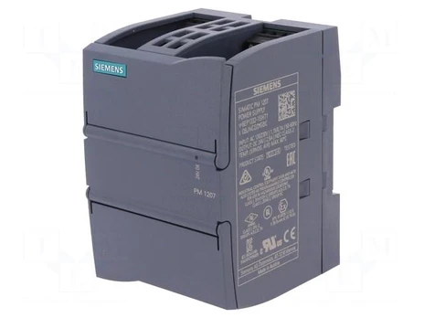 Power supply: switched-mode | Series: S7-1200 | Mounting: DIN | 24VDC