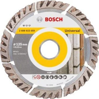 Bosch Deimant.pjov.diskas * Universal 125x22.2mm10vnt