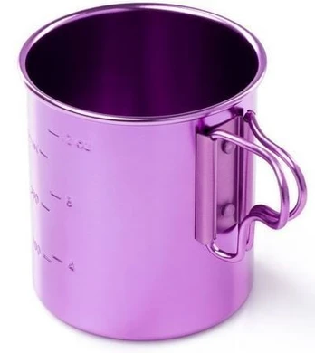 Puodelis GSI Bugaboo, aliuminis, 86 mm, 0.414 l, violetinė