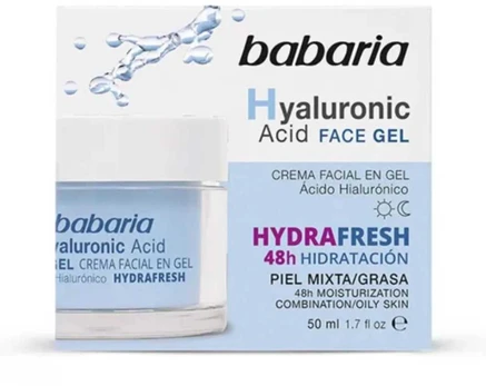Cr Babaria Hyaluronic Hydrafresh, 50 ml