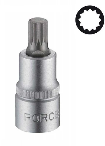 Force Dvylikakampis-galvutė Spline M18 1/2"