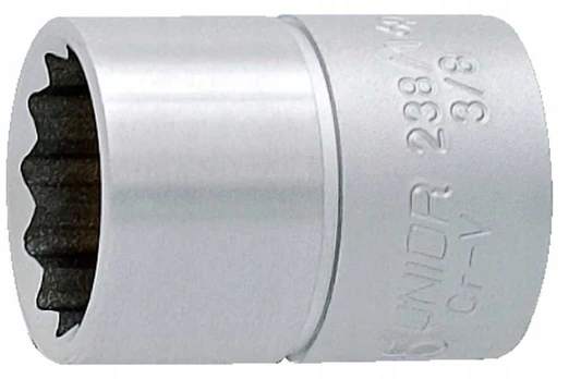 3/8"-1" 12 taškų antgalis UNIOR