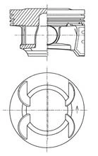 Stūmoklis KOLBENSCHMIDT 41492600 kaina