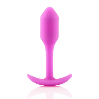 B-Vibe - Snug Plug 1 Fuchsia Analinis kaištis
